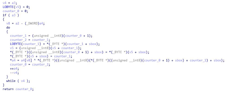 ida-rc4-inital-xor-stage-code